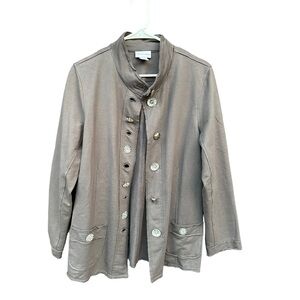 Soft Surroundings Multi Button Front Jacket Size Large